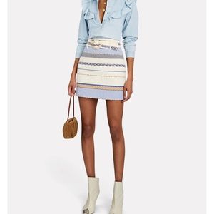 Intermix Celeste Quilted mini skirt